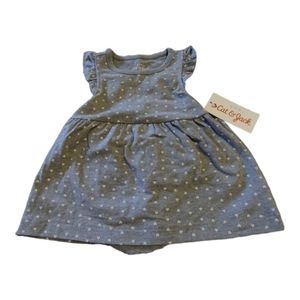 🏖️3/$20 Summer Sale🏖NWT Cat & Jack 2 Piece Shirt Sleeve Dress and Diaper Cover